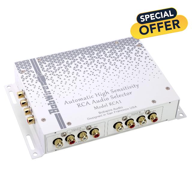 Automatic RCA Audio Selector by BobWire