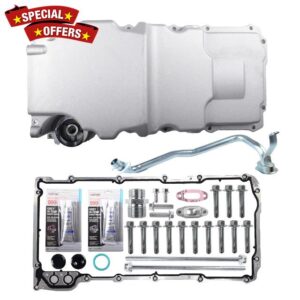 Engine Oil Pan Kit 302-3 LS Aluminum Compatible with GM A/G/F-Body fit the Ford Fox body Factory K-member 4.8L 5.3L 6.0L 6.2L