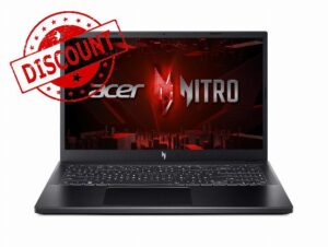 Acer Nitro V Gaming Laptop | Intel Core i7-13620H Processor | NVIDIA GeForce RTX 4050 Laptop GPU | 15.6" FHD IPS 144Hz Display | 16GB DDR5 | 512GB Gen 4 SSD | WiFi 6 | Backlit KB | ANV15-51-73B9