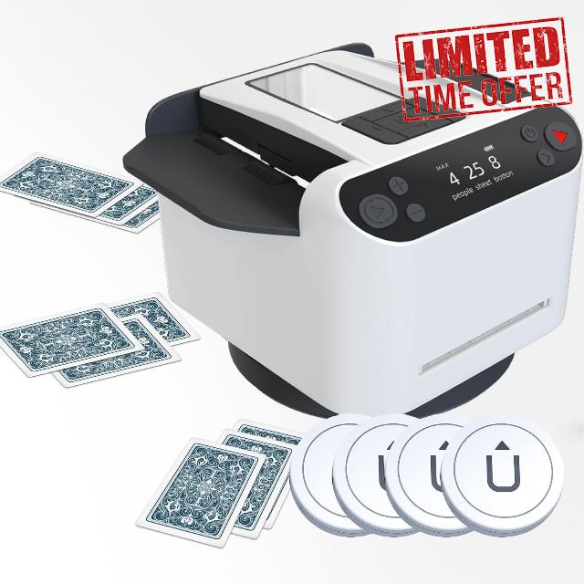 Automatic Card Dealer & Shuffler Machine