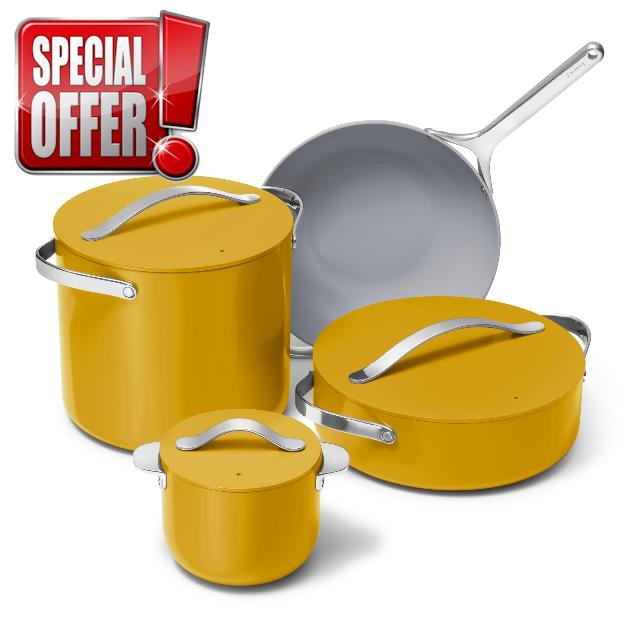 Caraway Cookware+ Collection - Specialty Cookware Set - Petite Cooker