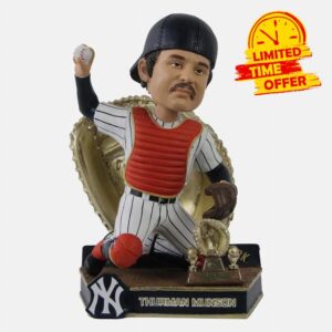 Thurman Munson New York Yankees 1975 Gold Glove Bobblehead MLB Baseball