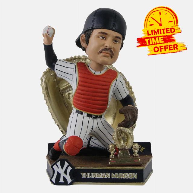 Thurman Munson New York Yankees 1975 Gold Glove Bobblehead MLB Baseball
