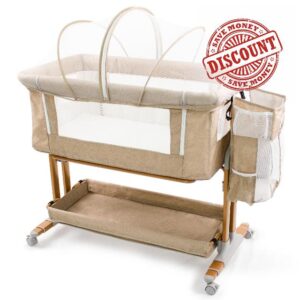 Bassinet Bedside Sleeper for Baby 6 Months