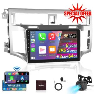 8-Core Car Stereo for Toyota Avalon 2005-2010 - [2+64G] 9 inch IPS Touchscreen Android 13 Avalon Radio - Wireless Carplay & Android Auto