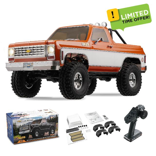 WOWRC FMS 1/10 K5 RC Crawler FCX10 Chevy Blazer Officially Licensed