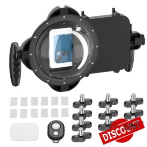Underwater Snorkeling Diving Phone Dome Case for iPhone 15/14/13/12/11 Pro Max/XR/XS/X Samsung Galaxy S23/S22/S21