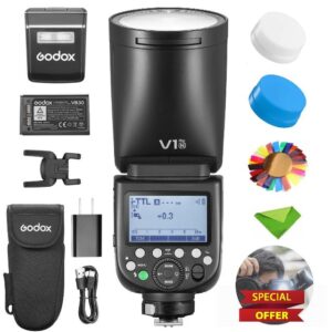 Godox V1 V1Pro N Flash for Nikon Camera TTL Speedlight
