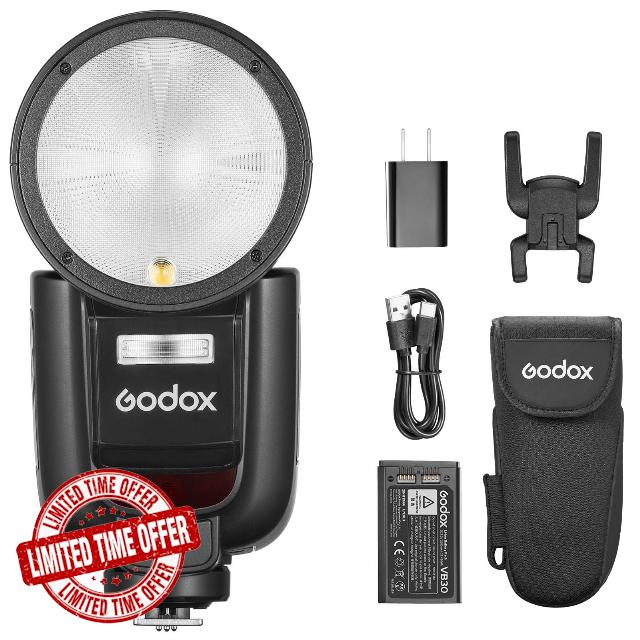Godox V1Pro-S Round Head Camera Flash Speedlite for Sony