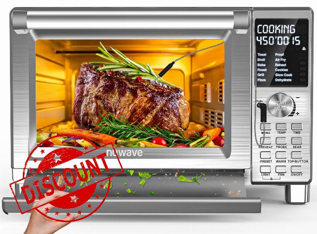 Nuwave Bravo XL Pro Air Fryer Toaster Oven