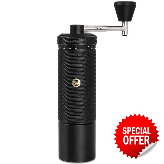 Timemore S3 Manual Coffee Grinder - External Adjustment | Hand Coffee Grinder Foldable Handle | Premium Timemore Grinder Chestnut S3