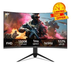 32 Inch FHD 1080p Curved Gaming Monitor - VA 1500R Curved Monitor