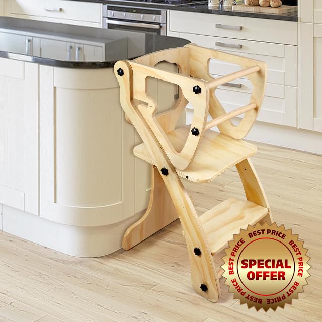 2 in 1 Toddler Kitchen Step Stool