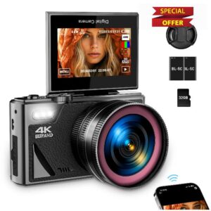 4K Digital Camera for Photography