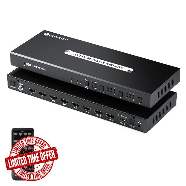 HDMI Matrix Switch 6x2