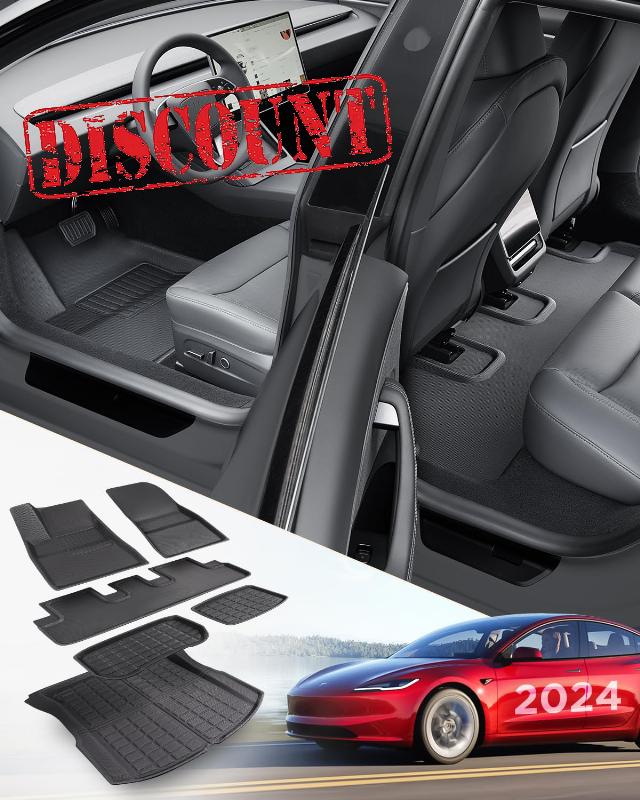 TAPTES 2024 for Tesla Model 3 Highland Floor Mats