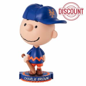 Charlie Brown New York Mets 2023 Peanuts Bighead Bobblehead MLB Baseball