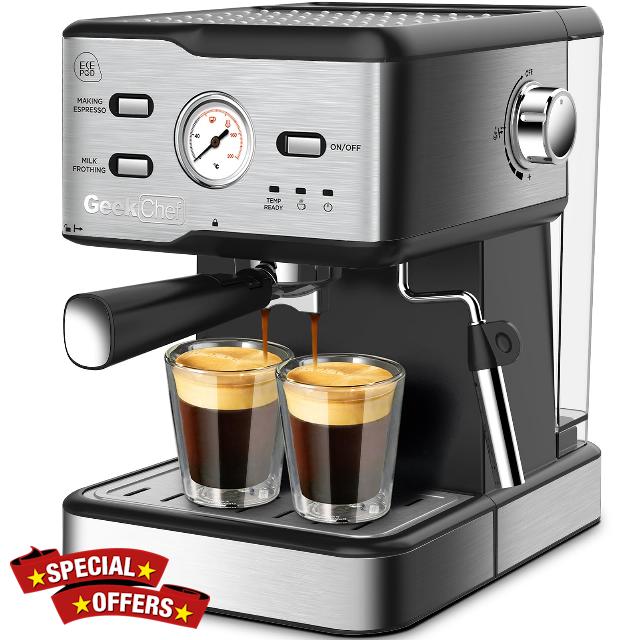 Geek Chef Espresso Machine