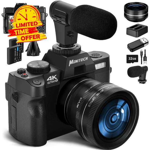 Mo Digital Cameras for Photography & 4K Video