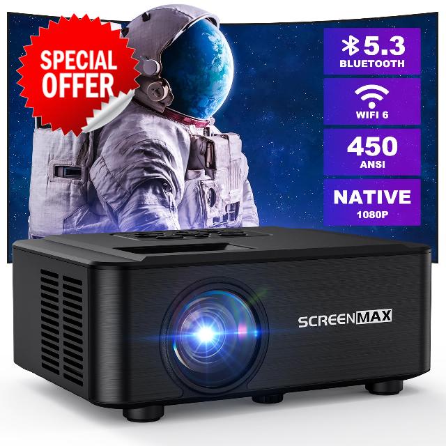 Projector with WIFI and Bluetooth