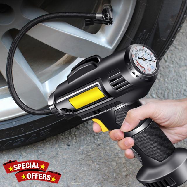 Wired Pointer-Car Inflator Intelligent Car Pump