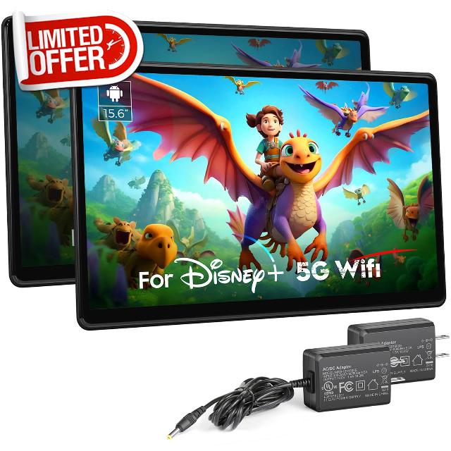 A AINAVI 15.6 Inch 4K 6th Generation Android 11 Multifunction Car TV