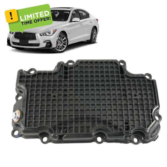 Lower Engine Oil Pan Assembly Compatible with INFINITI Q50 V6 RWD Q60 V6 RWD 2016 2017 2018 2019 2020 2021 2022 3.0L Replace 11110-5CA2A 111105CA2A