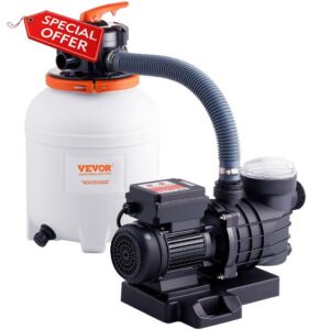 VEVOR 3000GPH Sand Filter Pump for Above Ground