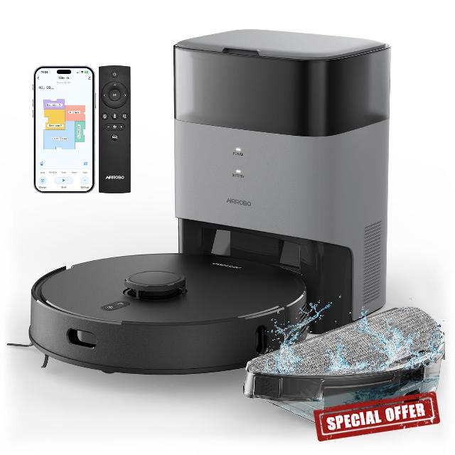 AIRROBO Robot Vacuum and Mop Combo