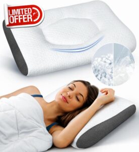 Super Comfort Ergonomic Pillow for Neck Head and Shoulder Pain Relief