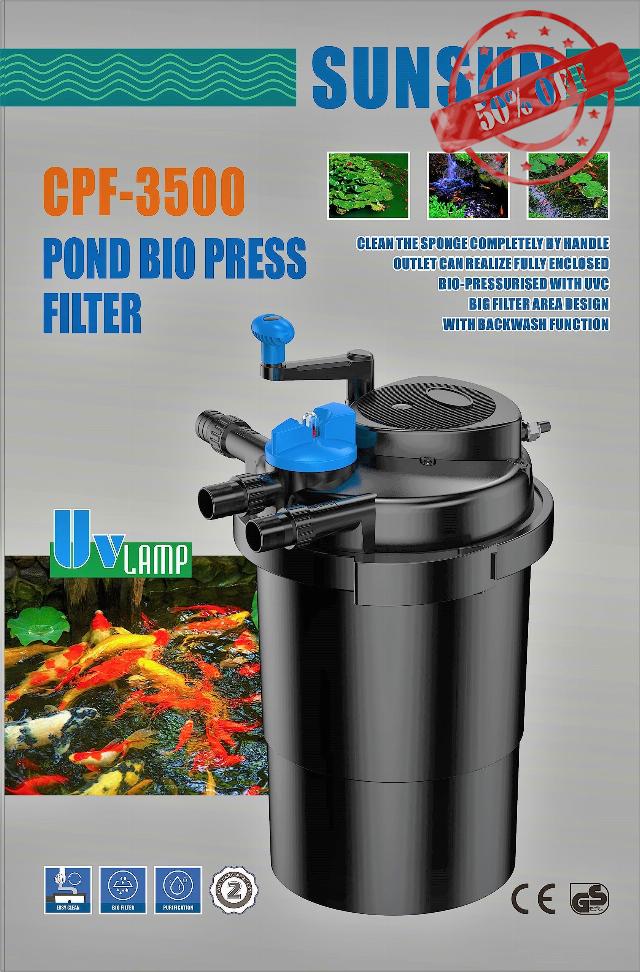 SunSun CPF-3500 Pond Filter 11W