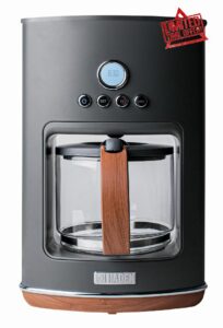 HADEN Dorchester Ultra 12 Cup Drip Coffee Maker Digital Programmable Sleek Modern Coffee Machine with Glass Carafe