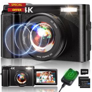 4K Digital Camera for Photography