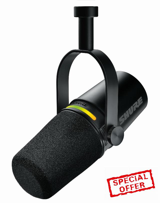 Shure MV7+ Podcast Microphone. Enhanced Audio