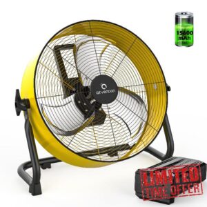 15600mAh Rechargeable Battery Operated Drum Fan
