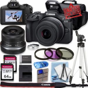 Canon EOS R100 4K Video Recording Mirrorless Camera with 18-45mm Lens