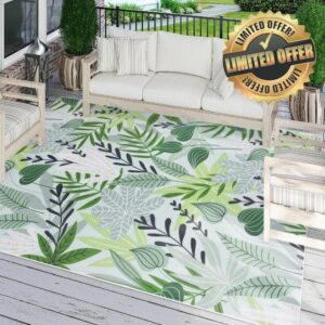Uphome Outdoor Rugs 8x10 ft