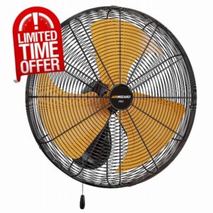 Pro Series 18 inch Oscillating High Velocity Wall Mount Fan