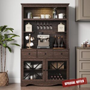 71'' Tall Farmhouse Bar Cabinet