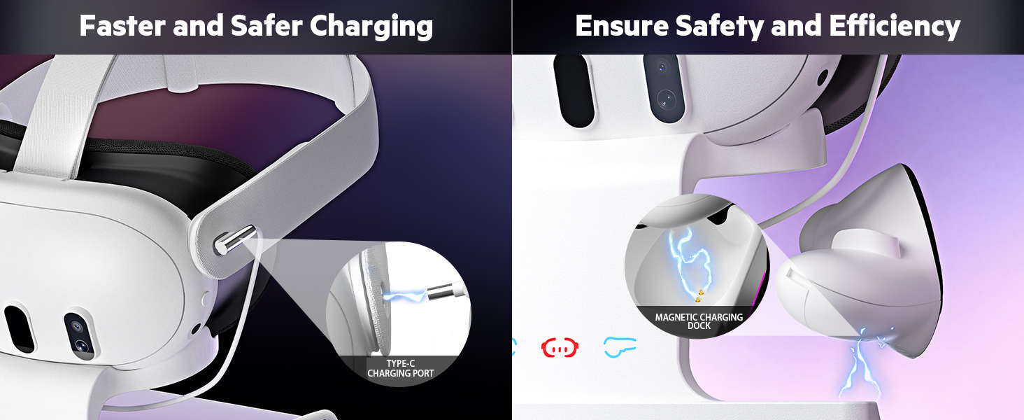 meta quest 3 charging dock