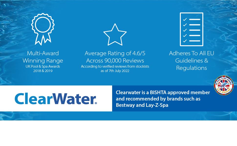 clear water chlorine granules maintenance swimming pool and hot tub chemicals