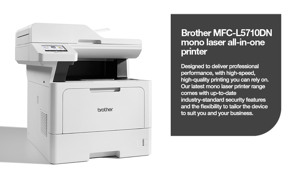Brother MFC-L5710DN mono laser all-in-one printer header
