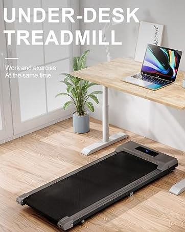 HomeFitnessCode Exercise Mat for Treadmill, Upgrade Thickness 6mm Non-Slip Texture 100% PVC Foam ...