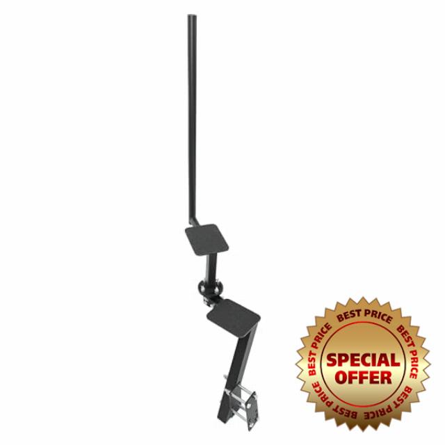 KUAFU Universal Adjustable Rotatable 360 Trailer Step Compatible with Boat Trailer Adjustable Steel Powder Coated