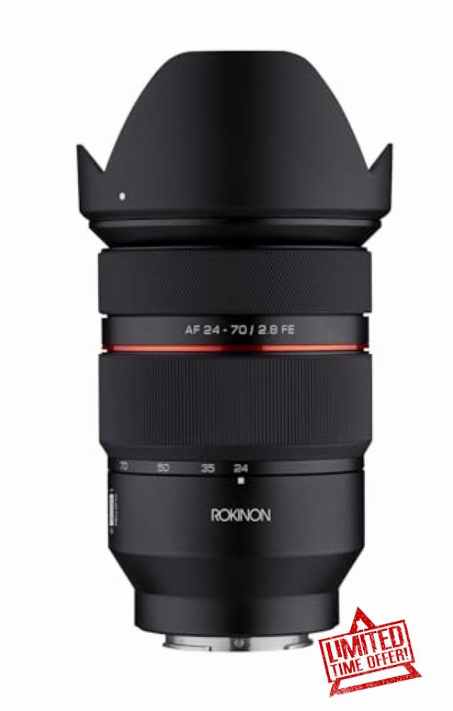 Rokinon 24-70mm F2.8 AF Zoom Lens for Sony E Mount