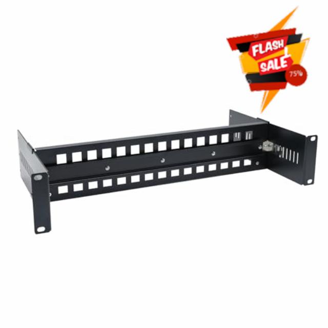 19 Inches Adjustable Rack Mount DIN Rail Bracket for Media Converters Ethernet Switch Industrial PoE Switch with Light and High Strength Aluminum Alloy Material