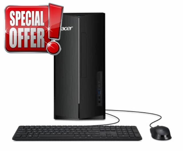 Acer Aspire TC-1780-UA92 Desktop | 13th Gen Intel Core i5-13400 Processor | 8GB 3200MHz DDR4 | 512GB M.2 SSD | SD Card Reader | Intel Wi-Fi 6E AX211 | Windows 11 Home