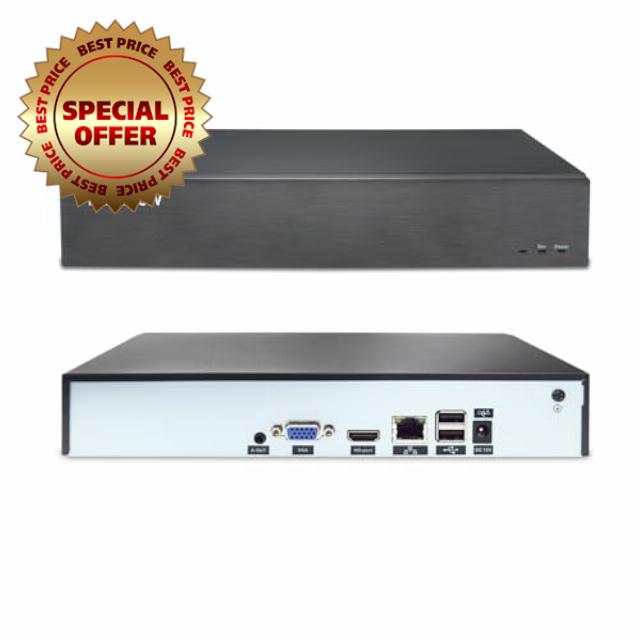 HEFLYCCTV 4K NVR 36CH (1080p/3MP/4MP/5MP/8MP) Network Video Recorder Supports up to 36 x 8MP/4K Security IP Cameras
