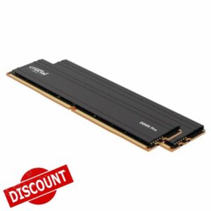 Crucial Pro RAM 32GB Kit (2x16GB) DDR5 6000MHz (or 5600MHz or 5200MHz or 4800MHz) Desktop Memory CP2K16G60C48U5