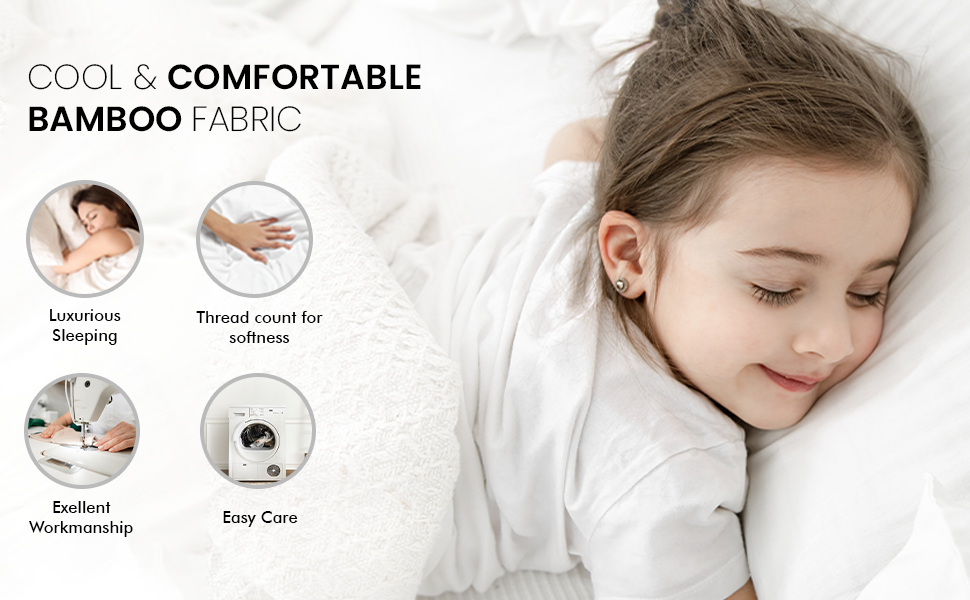 Featuring premium Bamboo fabric